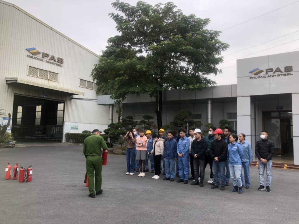 Phương Anh Group tổ chức tập huấn phòng cháy chữa cháy